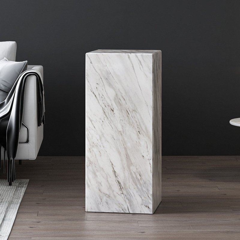 方形创意大理石酒店简约创意雕塑台摆件样板房玄关走廊艺术底座,家居饰品,落地摆件,淘宝优惠券,粉丝福利购,淘宝优惠卷