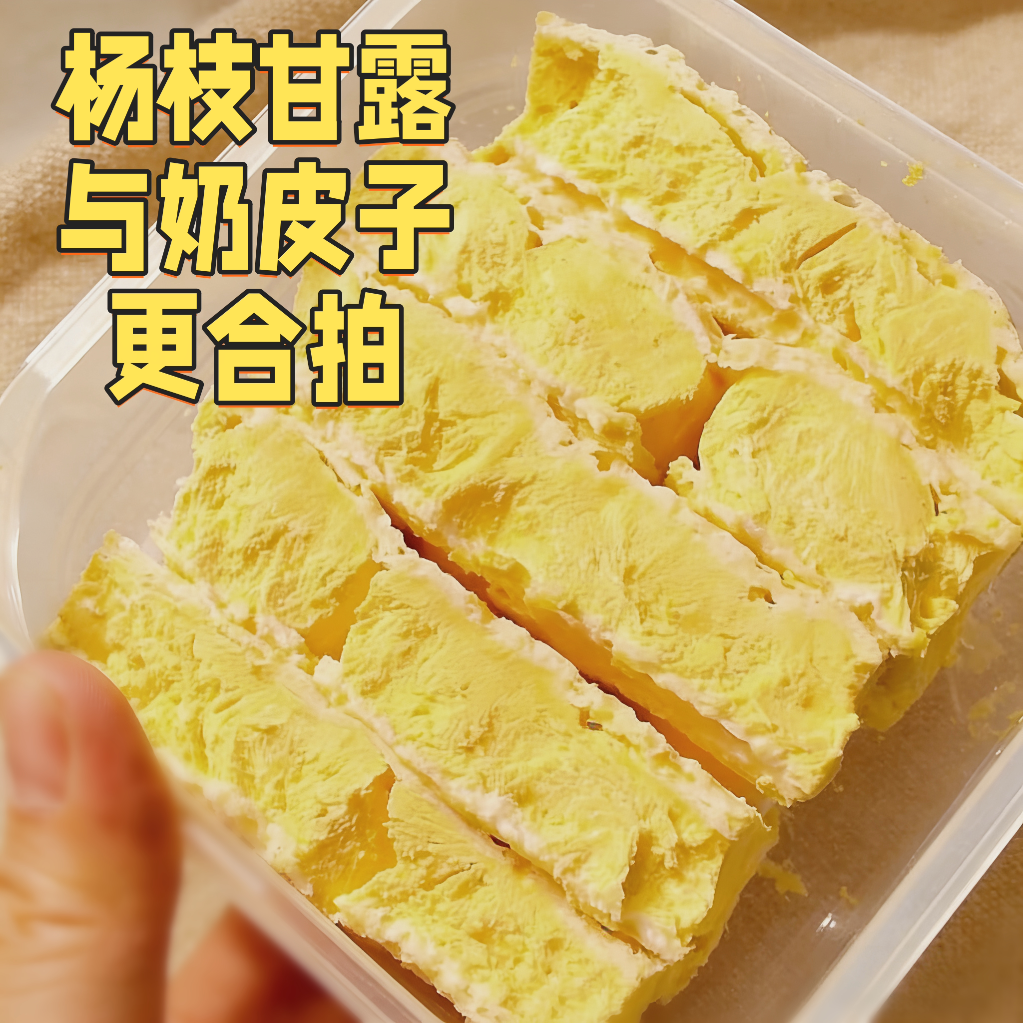顺丰内蒙古奶皮冷萃夹奶皮子夹果味冷萃酸奶鲜奶皮冰淇淋奶制零食