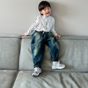 9999 潮童英文打底衫 冬季 新款