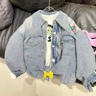 2026新款儿童装男女童春秋牛仔外套6065