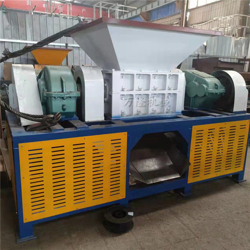 小型废纸撕碎机 双轴电缆电线撕碎设备 塑料框木材粉碎机