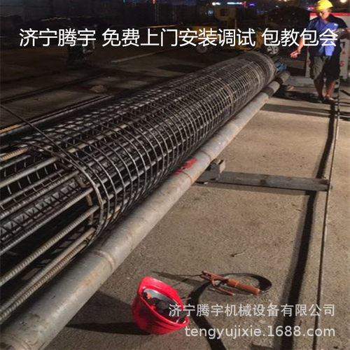 数控半自动钢筋笼绕筋机2米多少钱台 桥梁建筑用地笼机大型滚笼机