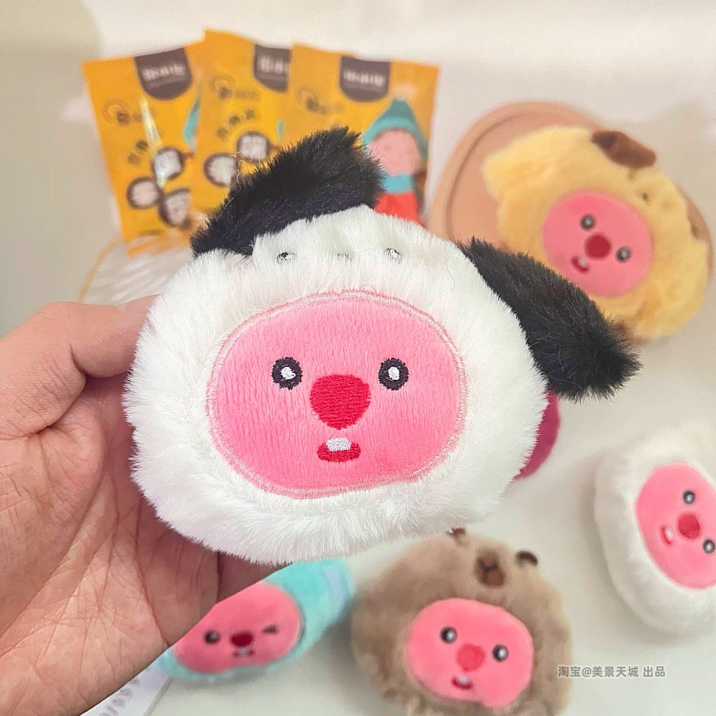 겨울 초등학생을 위한 자체 발열 루피 비버 손난로 플러시 커버 학생용 휴대용 배터리가 없는 교체 코어