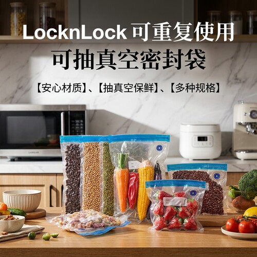 乐扣乐扣硼硅玻璃抽真空保鲜盒