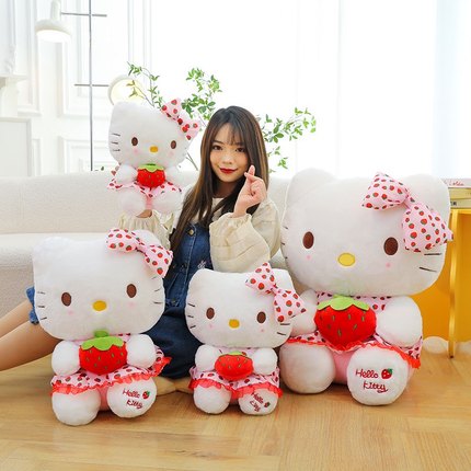 毛绒玩具可爱凯蒂kt公仔儿童hellokitty玩偶猫咪睡觉抱枕礼物女生