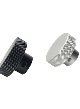 HBA31-D40/D50/D63/D80-d6/d8/d10/d12/d16 螺纹孔铝合金压纹手轮