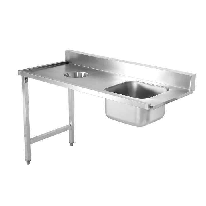 商用不锈钢污碟台洗碗机配套洁碟台食堂后厨碗碟残物加厚清洗台