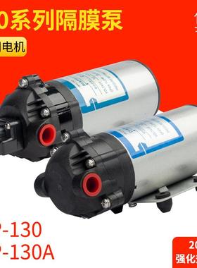 微型高压隔膜泵DP-13024/12V扫路车喷水泵直流高压喷雾泵加湿泵