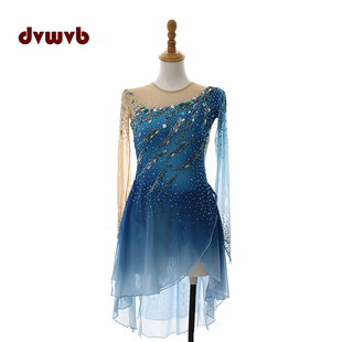 花滑专业演出服溜冰服花样滑冰专用表演服考斯滕男款儿童成人A663