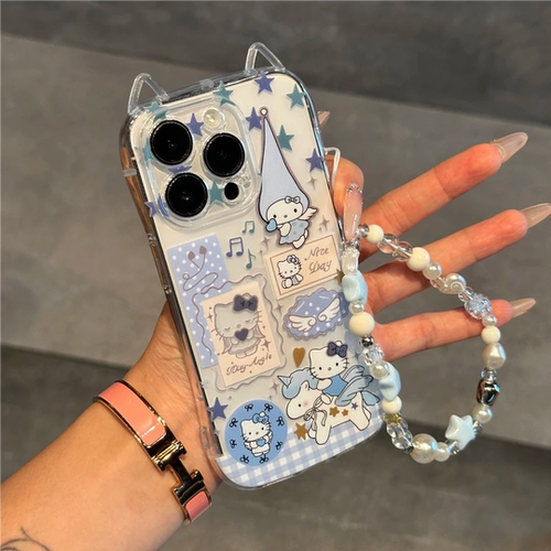 iPhone16可爱kitty猫耳手机壳女