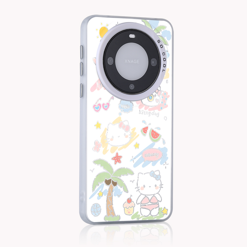 mate60磨砂手机壳卡通可爱凯蒂猫