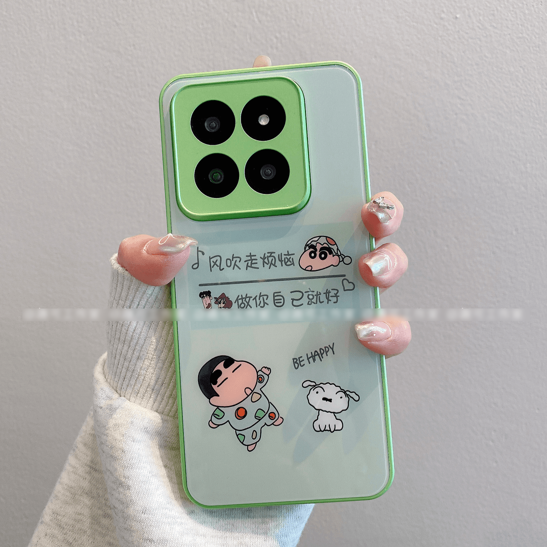 小米14Pro金属玻璃壳卡通