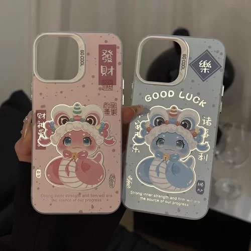 醒狮蛇年16油画新款Pro全包硅胶