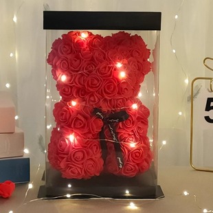 520礼物生日礼物送女生闺蜜女友毕业送同学老师走心永生花玫瑰熊
