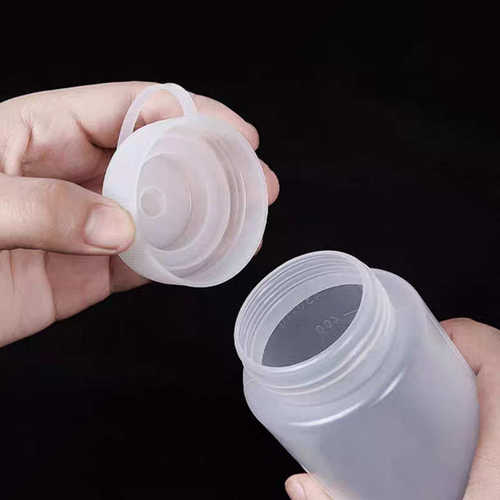 木工工具白乳胶挤胶瓶透明大口大容量涂胶木工胶打胶PE柔软塑料瓶