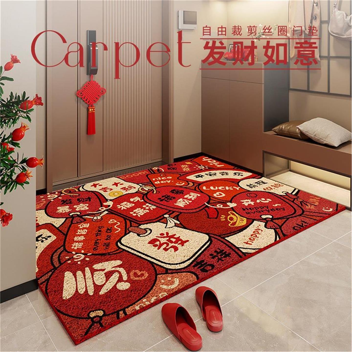 丝圈地垫入户门家用脚垫可裁剪