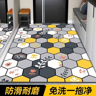 新款 pvc免洗地垫地毯家用入户门门垫过道门厅厨房可裁剪脚垫