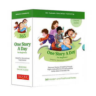 one story a day 365个幼儿英文故事会for beginners每天睡前一个幼少儿英语启蒙磨耳朵故事英语绘本低年龄读物onestoryaday幼儿版