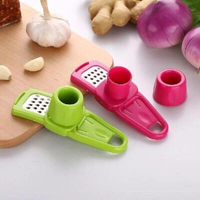 Garlic Peeler Ginger Press Cutter Stainless Steel Grinding