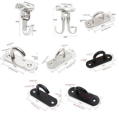 Durable Pad Eye Wall Hook Plate Deck U/J-Shaped Ceiling
