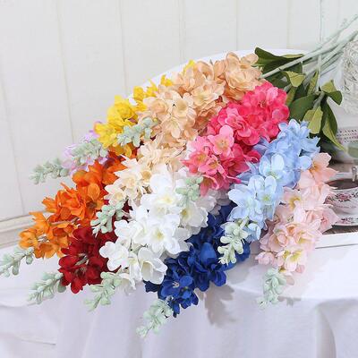 Big Artificial Hyacinth Violet flower branch fleurs artifici