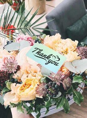 50 Pcs Thank You Card Cards Small Notes Invitation Mini
