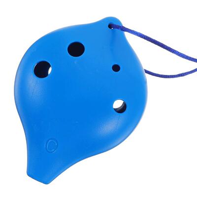 Ocarina Creative 6-hole Alto Beginner Modeling Plastic Blue