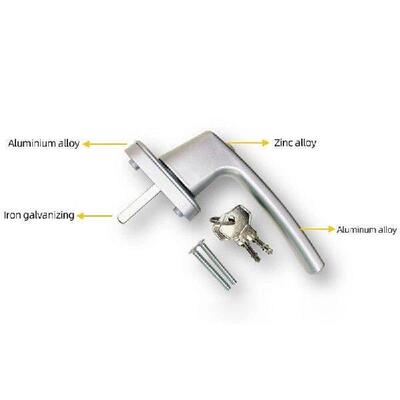 Upgrades Lockable Window Handle set Aluminum Security