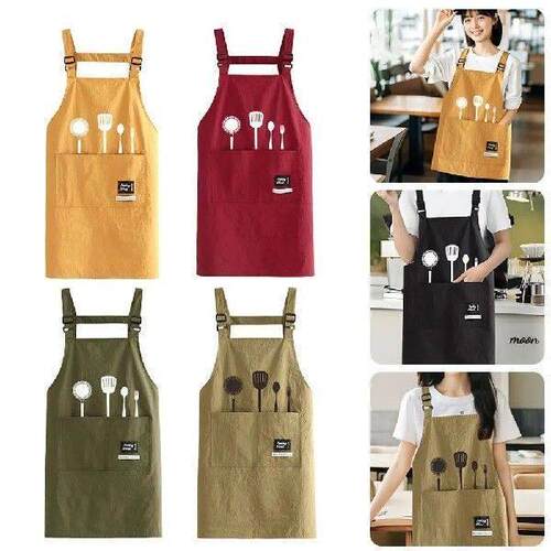 Creative Waterproof Kitch Apron Anti-fouling Oil-proof