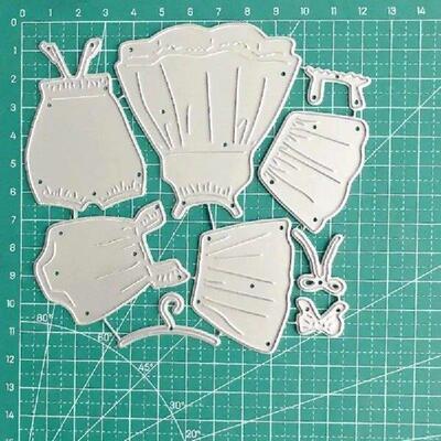 AXYC Dress and Skirt Cutting Dies for Photo Scraping