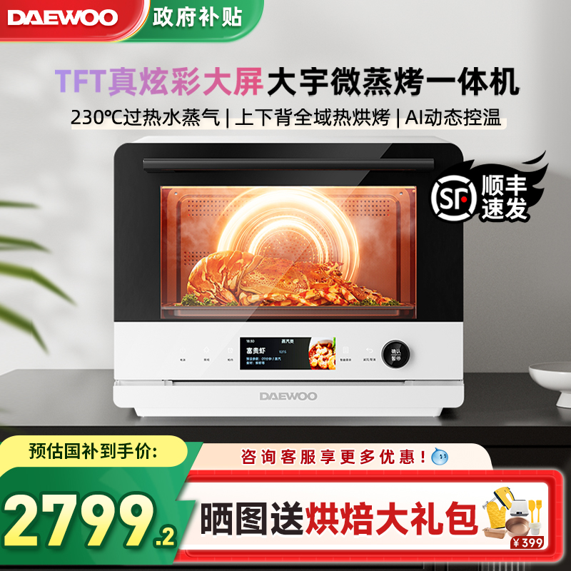 【政府补贴】大宇微蒸烤炸一体机