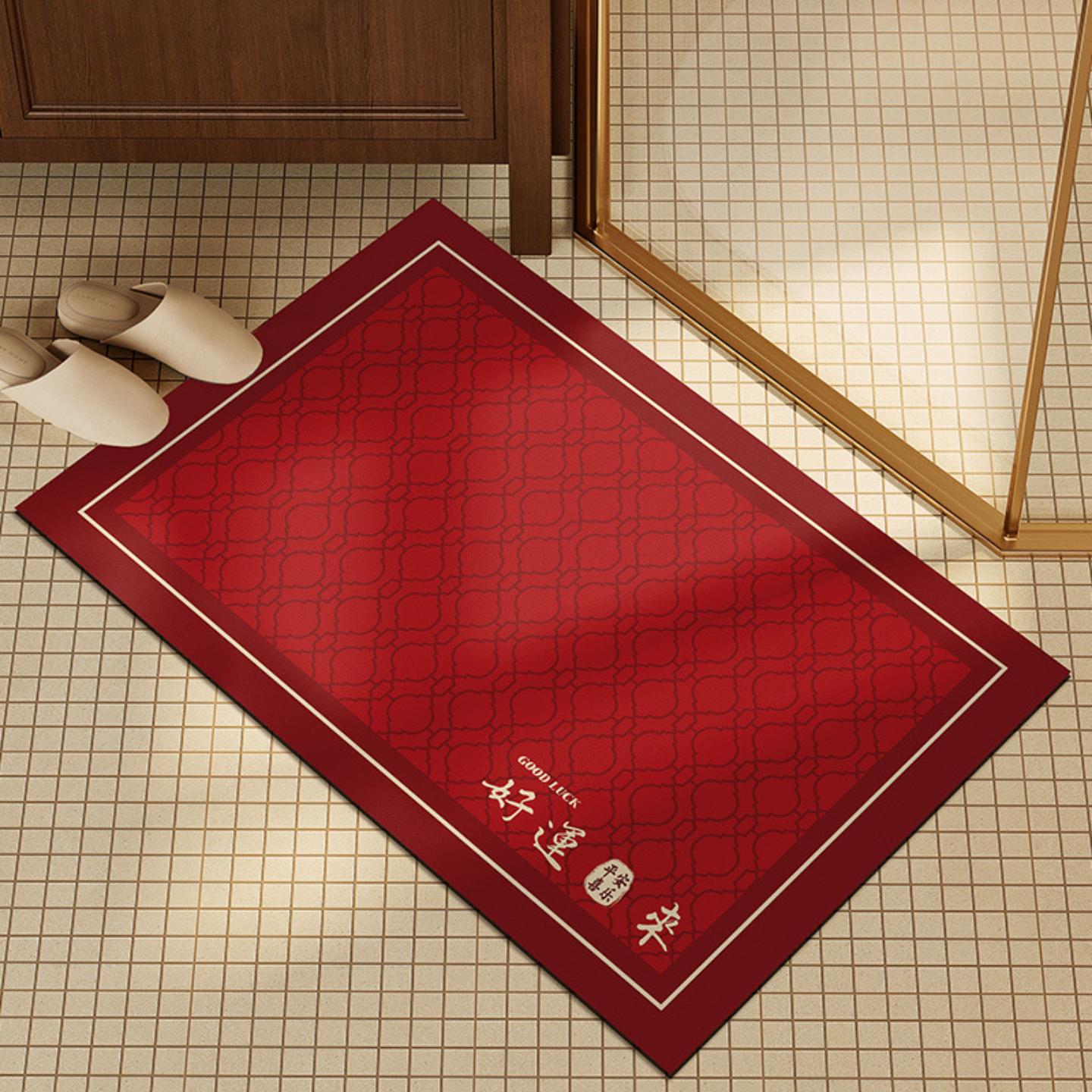 出入平安新年款浴室卫生间地垫