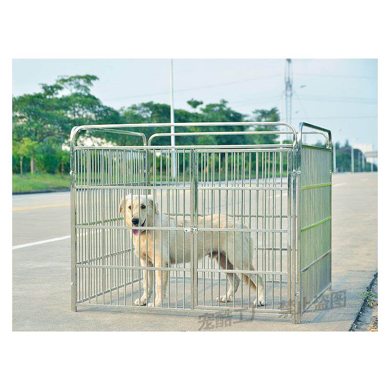 不锈钢狗笼子泰迪宠物狗围栏小中大型犬护栏金毛萨摩栅栏多省包邮
