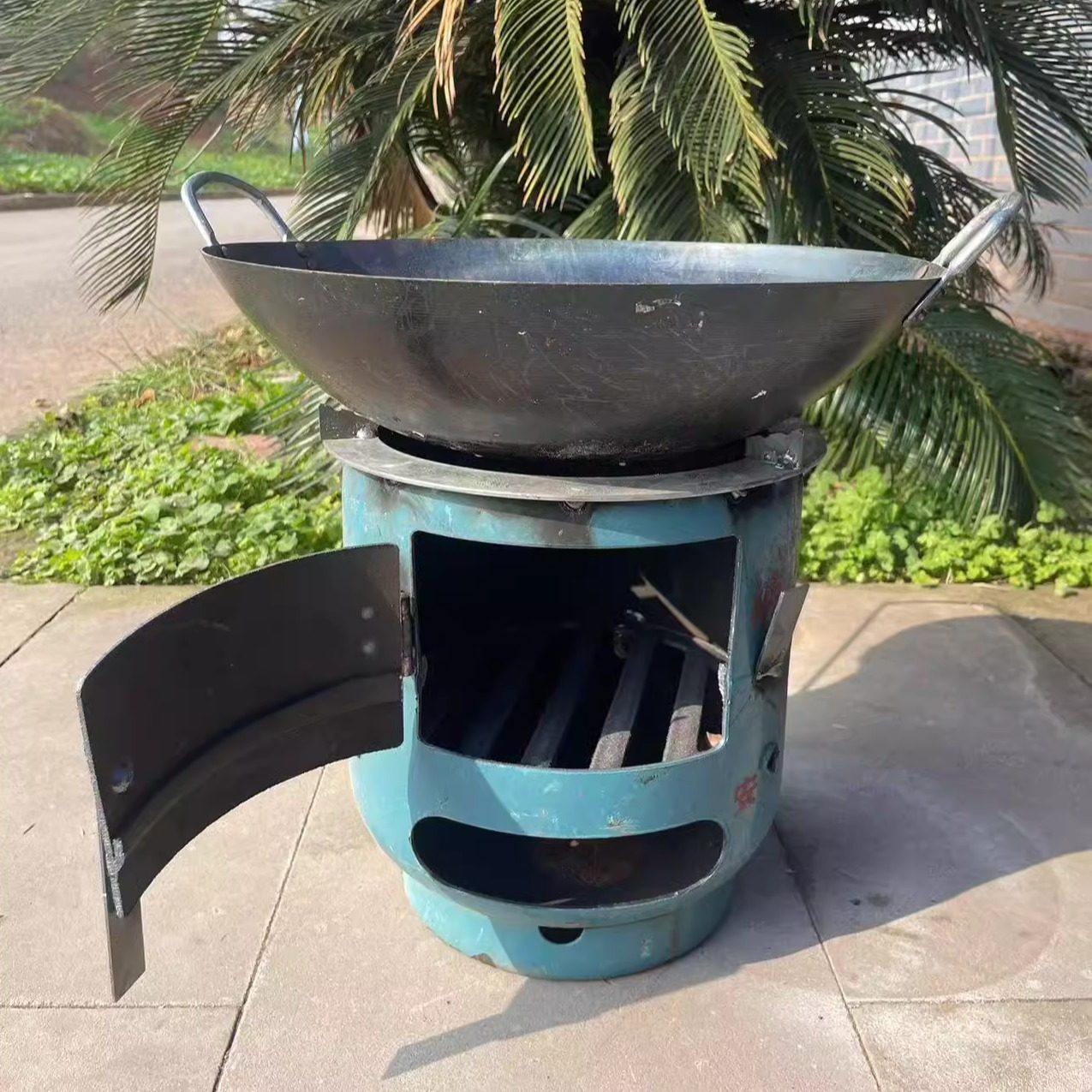 超厚气罐提手炉可携式柴火炉一体成型碳火炉烧柴烧炭烧煤烧钢炭炉,商业/办公家具,大锅台/柴火灶,淘宝优惠券,粉丝福利购,淘宝优惠卷