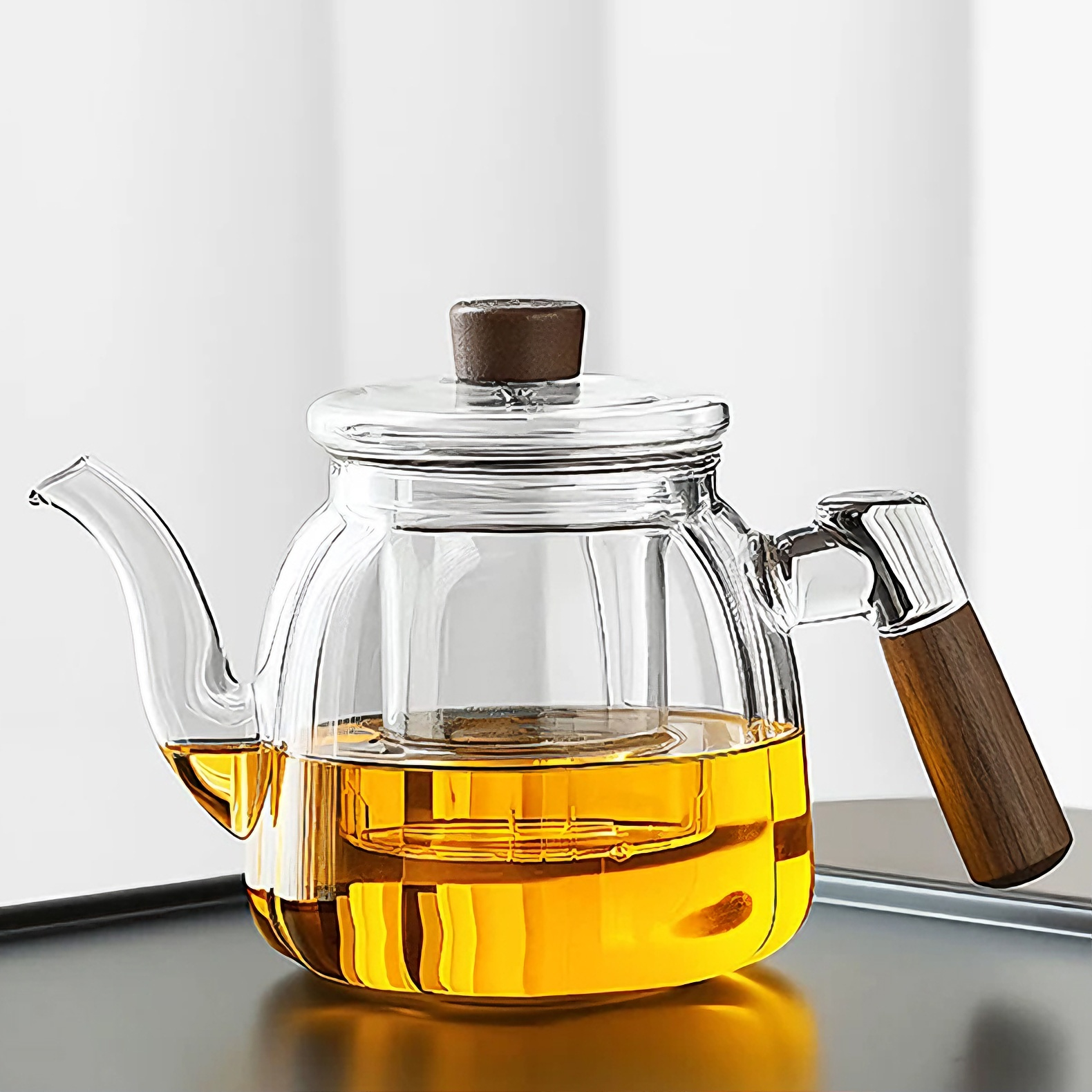 高档玻璃泡茶壶新款耐高温加厚茶壶家用茶水分离大容量烧水壶茶具,餐饮具,茶壶,淘宝优惠券,粉丝福利购,淘宝优惠卷