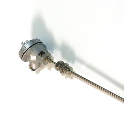 铠装热电阻WZPK336 A级高精度PT100一体化智能铂热电阻 活动螺纹