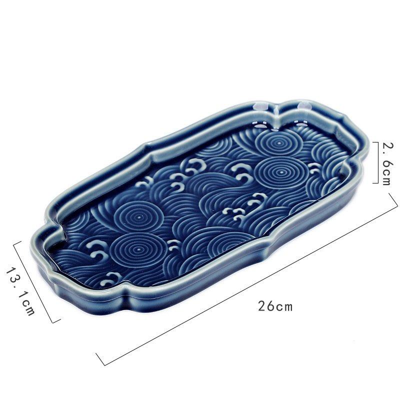 陶瓷中式复古创意水果盘干果盘茶点盘家用日式点心盘菜盘盘子餐具,家居饰品,果盘/果篓,淘宝优惠券,粉丝福利购,淘宝优惠卷