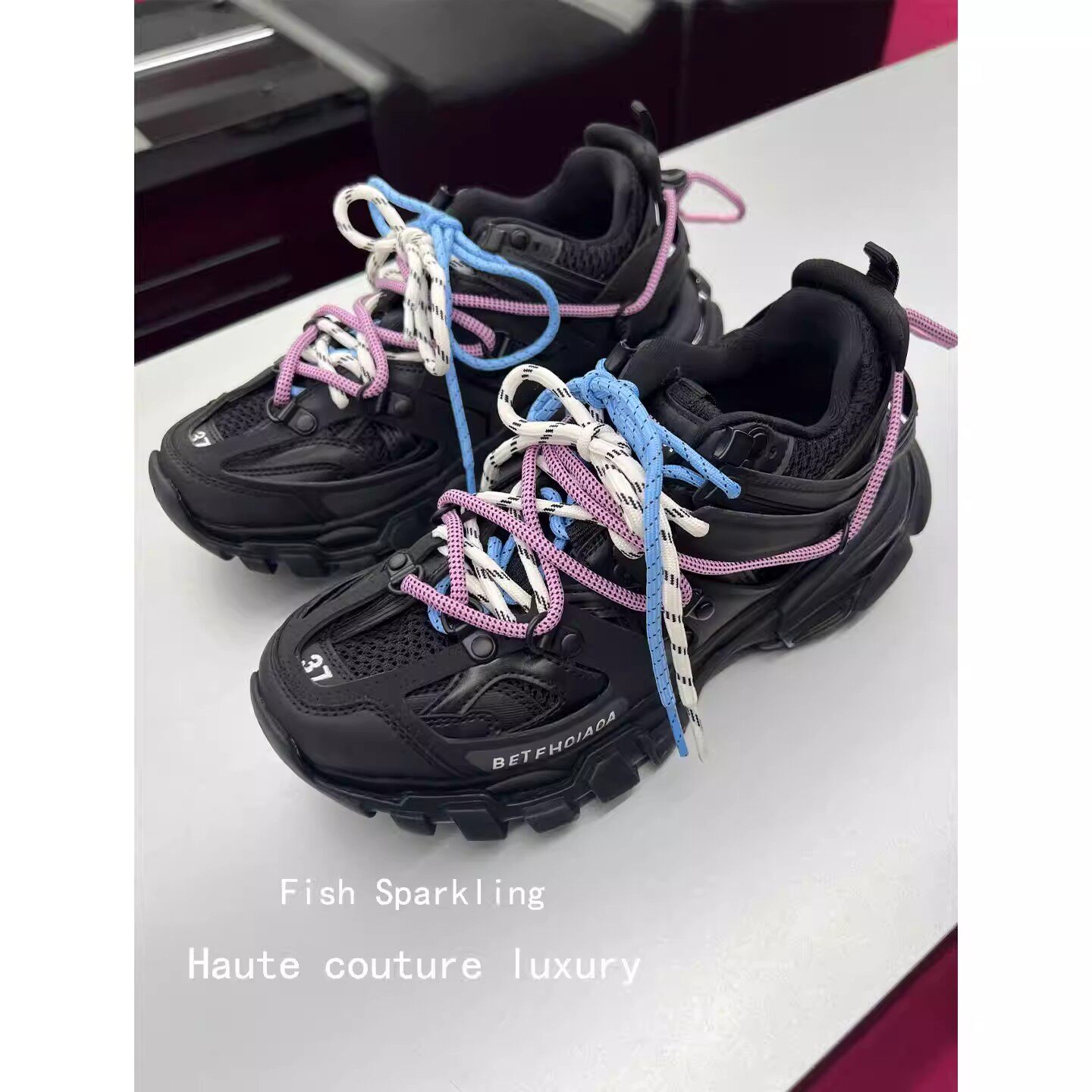 always cc 渠道货！26s新款巴黎三代老爹鞋女厚底休闲运动鞋