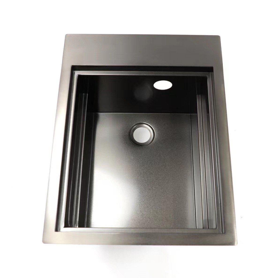 304不锈钢水槽大单槽厨房洗菜盆黑色吧台水槽不锈钢洗菜盆一体柜,家装主材,水槽套餐,淘宝优惠券,粉丝福利购,淘宝优惠卷