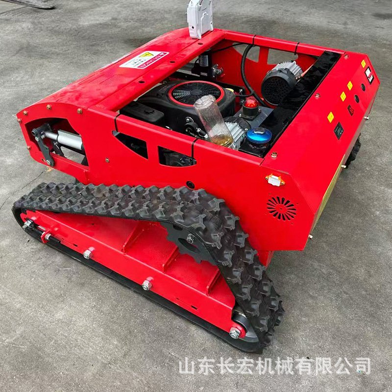 履带式遥控割草机全地形自动除草机家用小型农用打草机器人