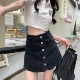 防走光设计感高腰显瘦百搭半身裙裤 牛仔短裙女春夏韩版 2022新款 裙