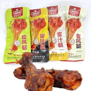 真食尚40g/袋鸭翅根旋风腿香辣奥尔良黑鸭蜜汁味网红休闲小吃零食
