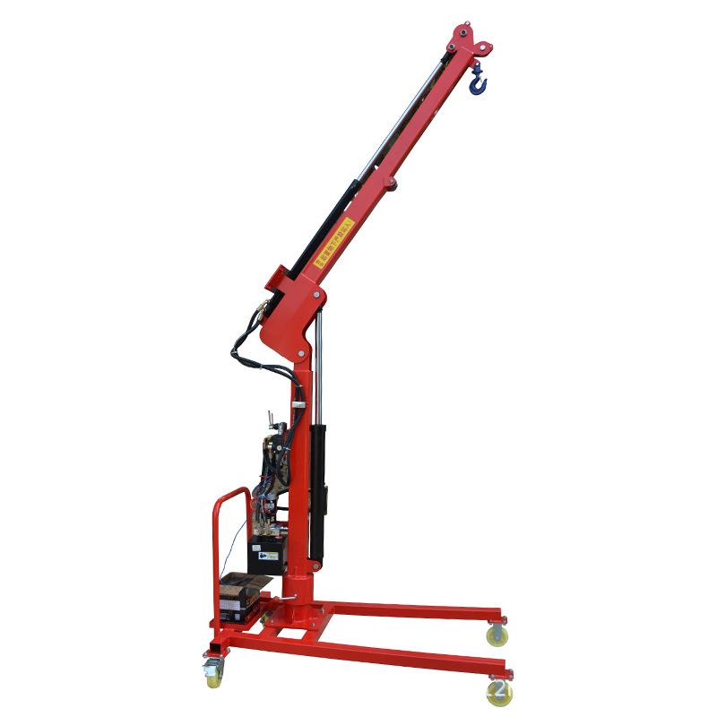 全电动车载吊机货车电动起重机小型汽车液压吊臂随车吊绞盘小吊机