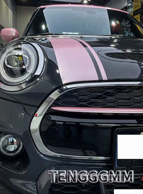 BMW迷你MINIF56车贴mini机盖JCW拉花 cooper s F54 R56改装贴纸