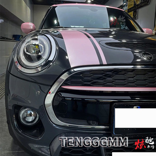 BMW迷你MINIF56车贴mini机盖JCW拉花 cooper s F54 R56改装贴纸