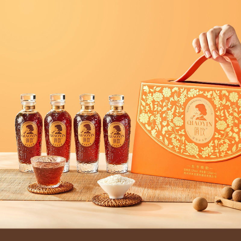 俏饮小芳韵温养草本酒12度微醺女性定制养生酒125ml*4