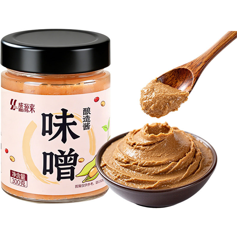 盛源来味噌酱酿造酱汤料日式大酱汤专用增味调味酱料汤包家用瓶装