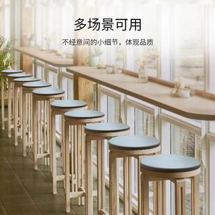 圆形坐垫记忆棉皮垫子猫窝地垫榻榻米飘窗防滑椅垫薄圆凳圆椅座垫