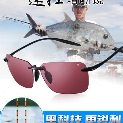 御牌速控M1901钓鱼眼镜青铜偏光镜增晰AR专业看漂超清抗冲击 逆光
