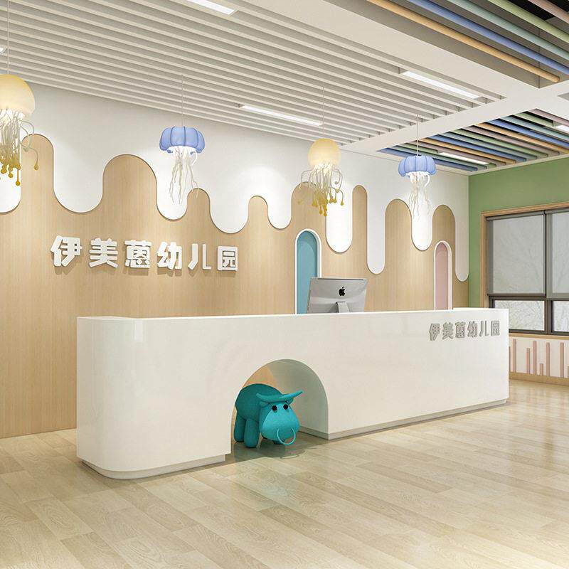 美容院收银台服装店口腔牙科吧台艺术舞蹈培训班公司前台接待台桌